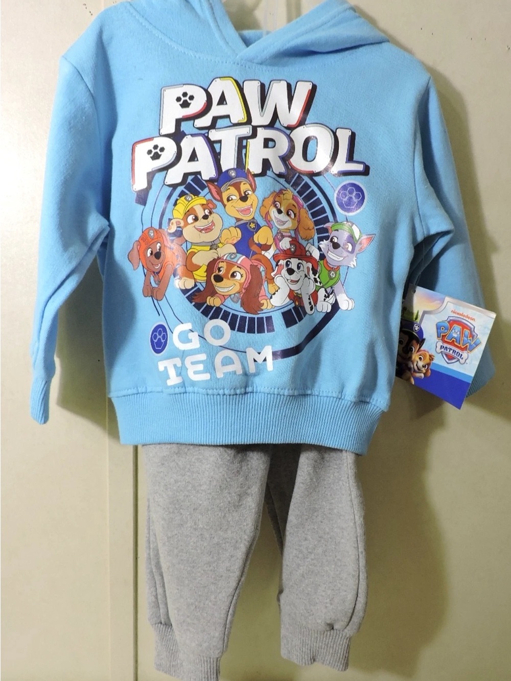 Nickelodeon Light Blue Infant Hoodie and pants